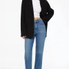 Jeans & Denim-Dynamite Justina Straight Leg Jeans Blue