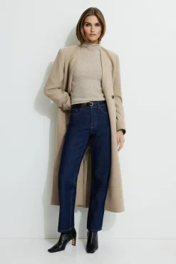 Jeans & Denim | Bestsellers-Dynamite Justina Straight Leg Jeans Blue