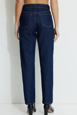 Jeans & Denim | Bestsellers-Dynamite Justina Straight Leg Jeans Blue