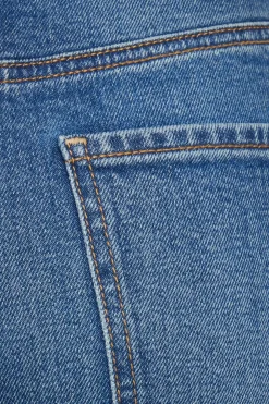 Jeans & Denim-Dynamite Justina Straight Leg Jeans Blue