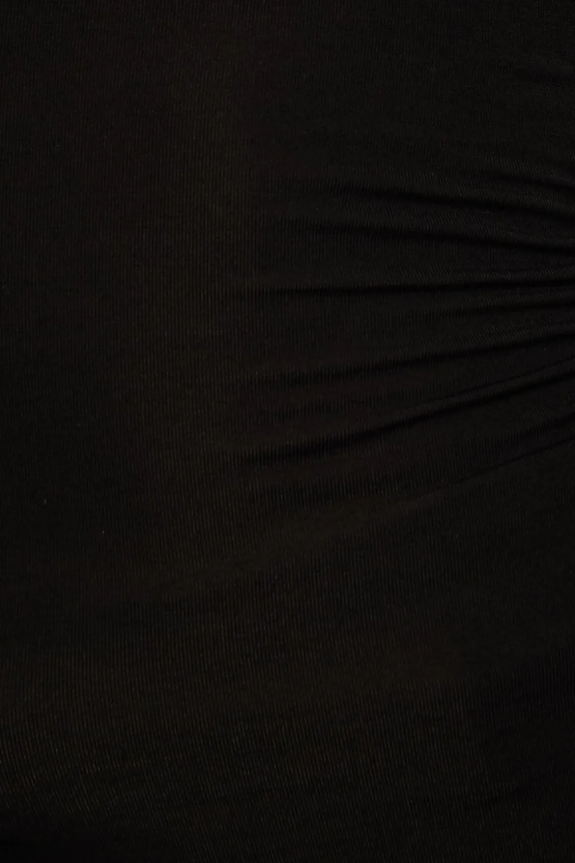 Tees & Tanks | Long Sleeve Tops-Dynamite Kat Single Shoulder Jersey Top Black