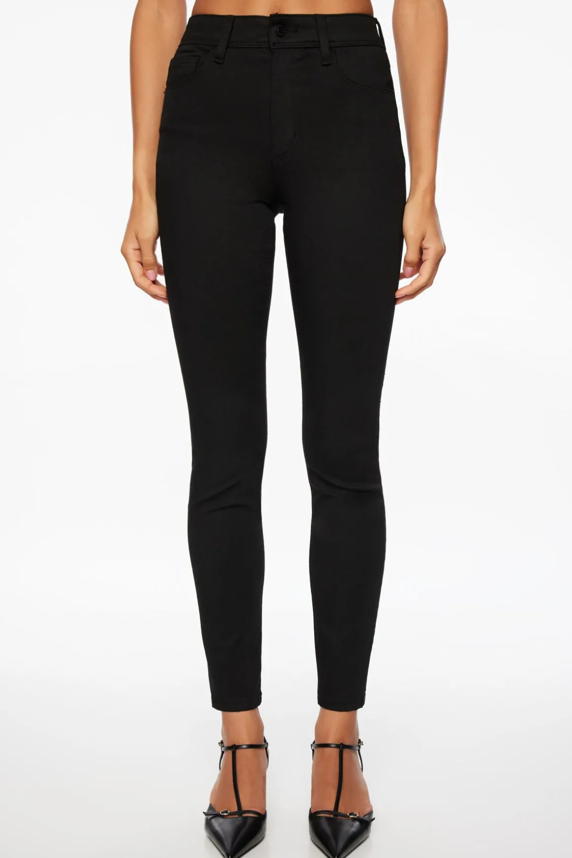 Jeans & Denim-Dynamite Kate High Waisted Skinny Jeans Black