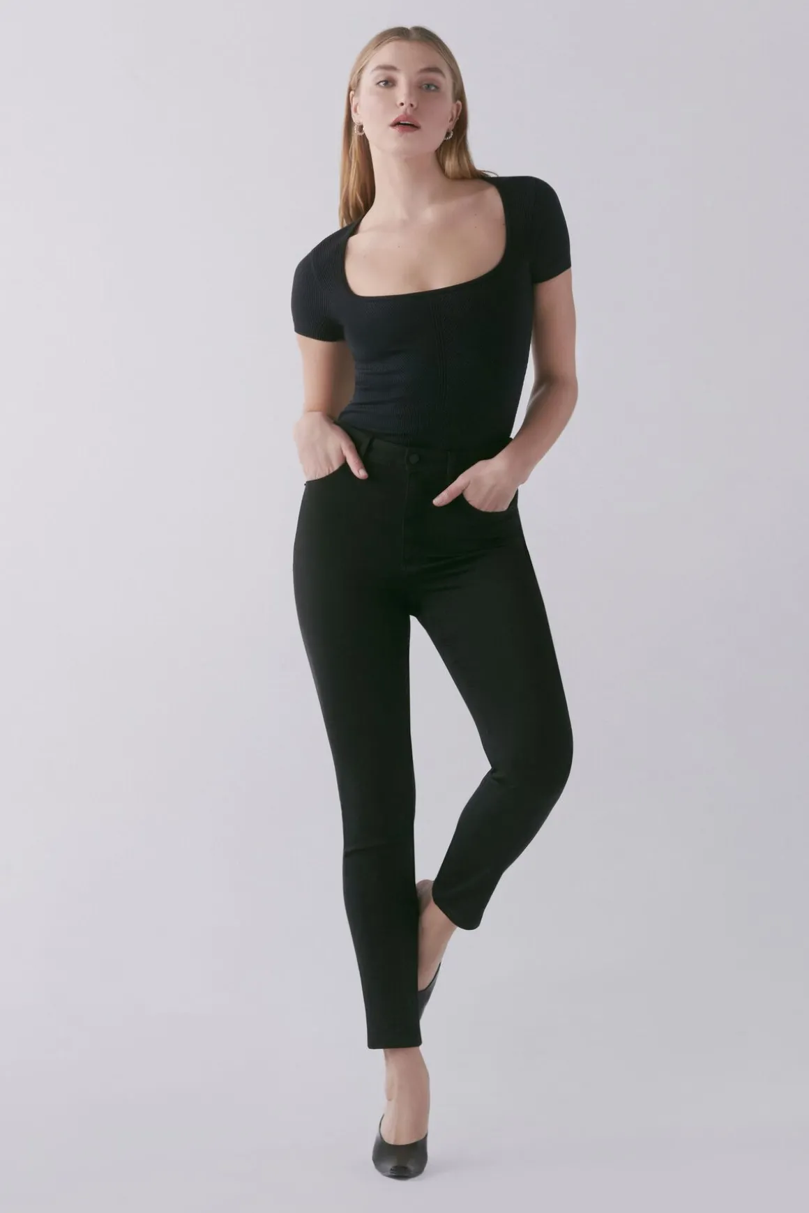 Jeans & Denim-Dynamite Kate Skinny Jeans Black