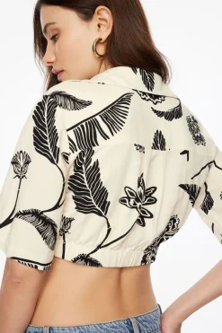Blouses & Tops | Blouses & Tops-Dynamite Kayla Twist Front Linen Blouse Brown