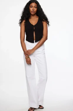 Sweaters & Cardigans | Sweaters-Dynamite Keyhole Knit Vest Black