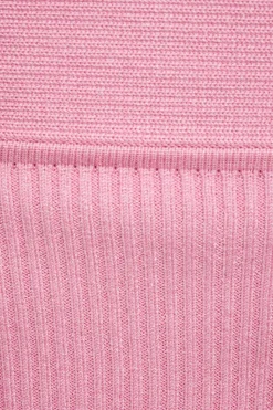 Sweaters & Cardigans | Sweaters-Dynamite Keyhole Tube Top Pink