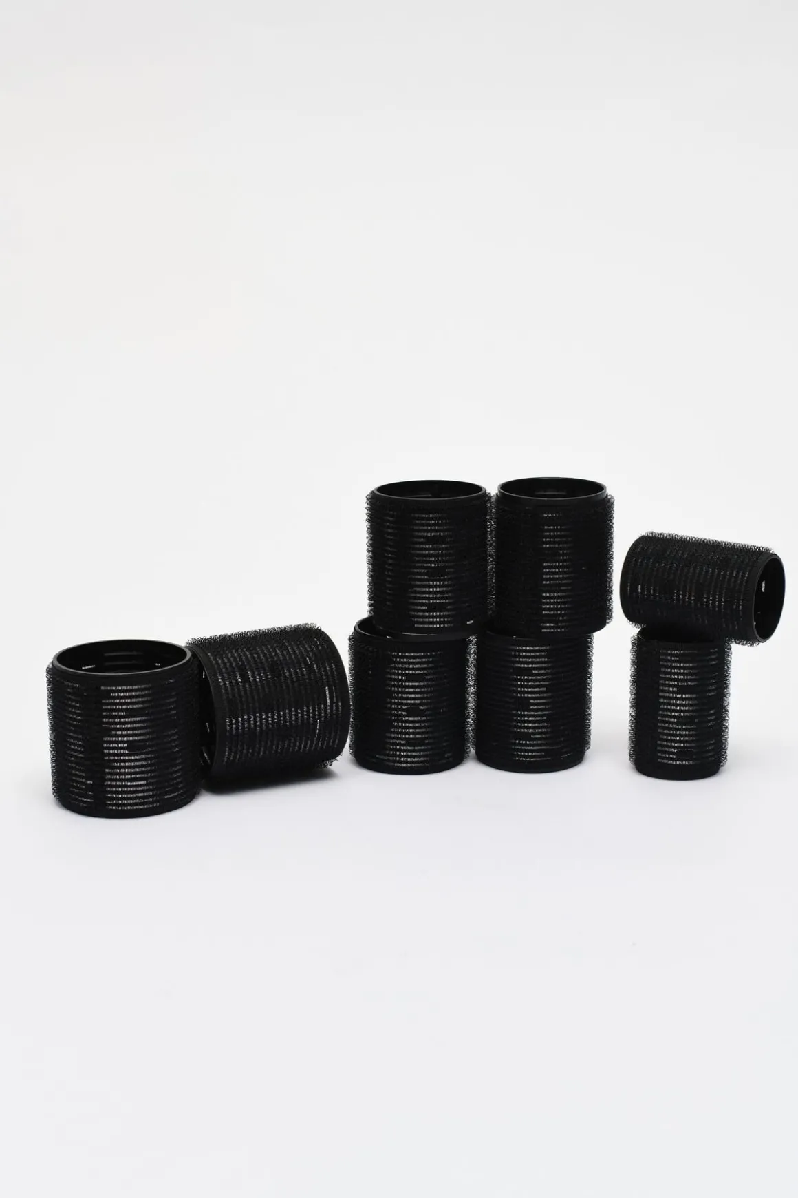 Hair Accessories-Dynamite KITSCH | Ceramic Hair Roller 8pc Variety Pack Black