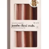Hair Accessories-Dynamite KITSCH | Satin Jumbo Flexi Rods Red