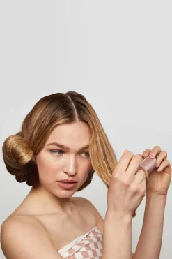 Hair Accessories-Dynamite KITSCH | Satin Jumbo Flexi Rods Red