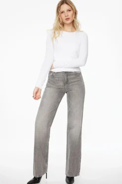 Tees & Tanks | Tees & Tanks-Dynamite Kyla Long Sleeve T Shirt White