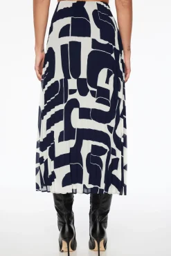 Skirts & Skorts | Skirts-Dynamite Laure Pleated Chiffon Maxi Skirt Black