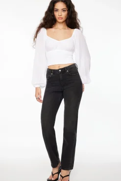 Blouses & Tops | Blouses & Tops-Dynamite Lilie Balloon Sleeve Smocked Top White