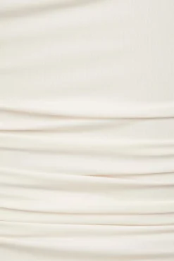 Tees & Tanks | Tees & Tanks-Dynamite Livia Off Shoulder Top White