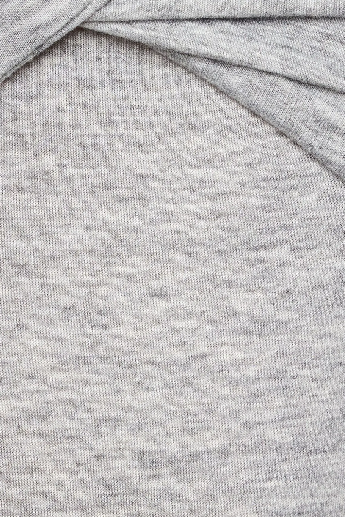 Tees & Tanks | Tees & Tanks-Dynamite Long Sleeve Twist Front Top Grey