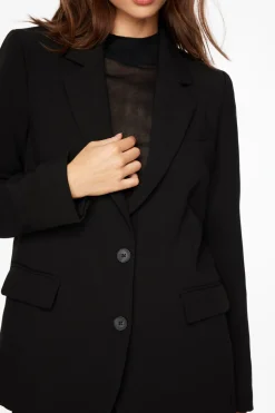 Blazers & Vests-Dynamite Lorelei Two Button Blazer Black