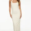 Dresses & Jumpsuits | Midi & Maxi Dresses-Dynamite Lota Halter Maxi Dress White