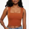 Tees & Tanks | Tees & Tanks-Dynamite Lota Sculpt Tank Top Red