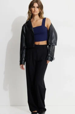 Tees & Tanks | Online Exclusives-Dynamite Lota Sculpt Tank Top Blue
