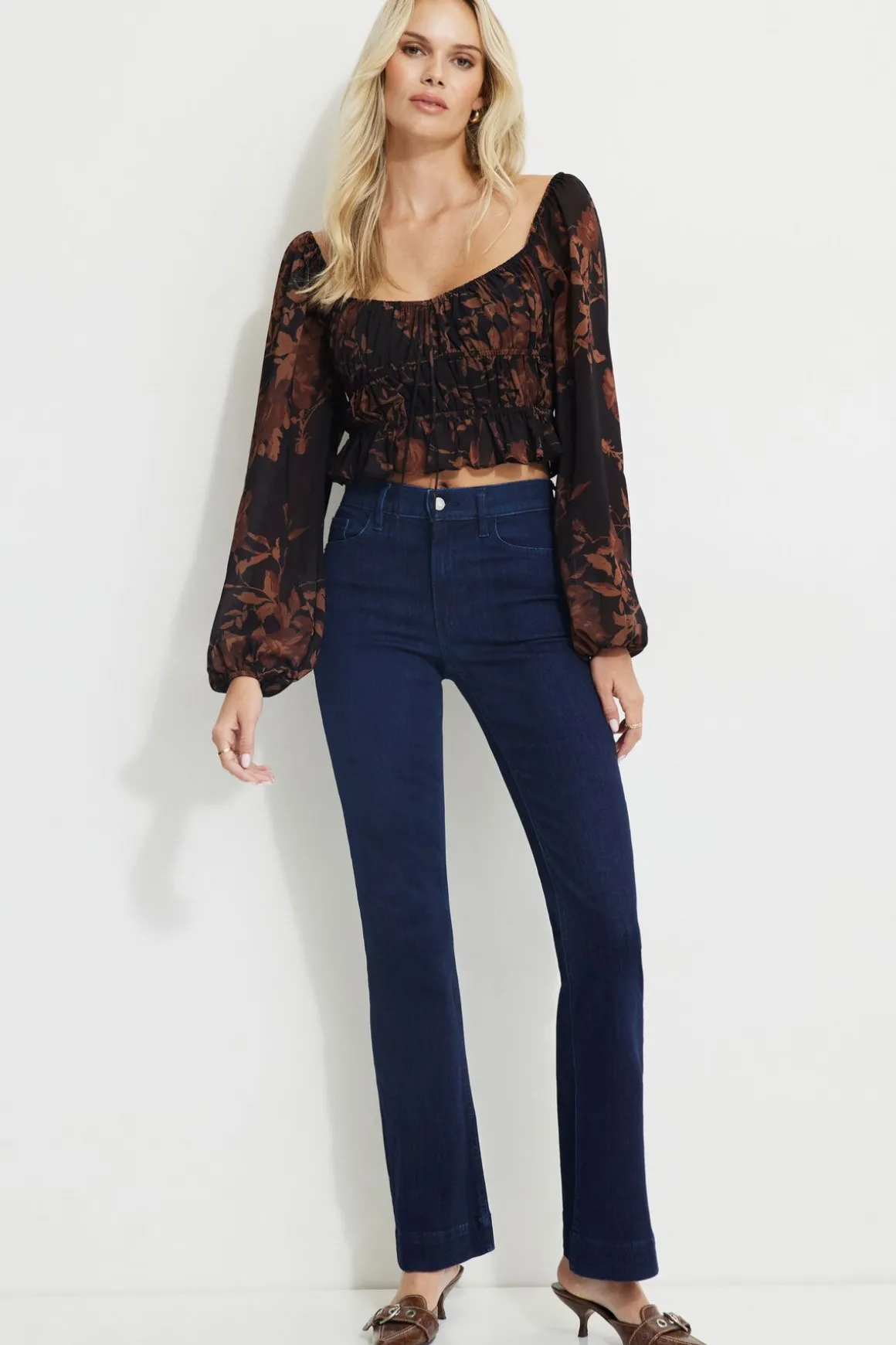 Blouses & Tops | Blouses & Tops-Dynamite Marilena Front Tie Blouse Coral