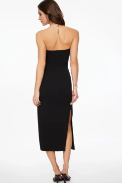 Dresses & Jumpsuits | Midi & Maxi Dresses-Dynamite Matilda Midi Tube Dress Black