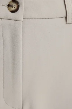 Pants | Straight Leg Pants-Dynamite Max Cuffed Ankle Pants Grey