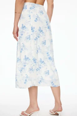 Skirts & Skorts | Skirts-Dynamite Maxine Midi Slip Skirt Blue