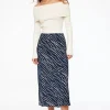 Skirts & Skorts | Skirts-Dynamite Melody Slip Midi Skirt Blue
