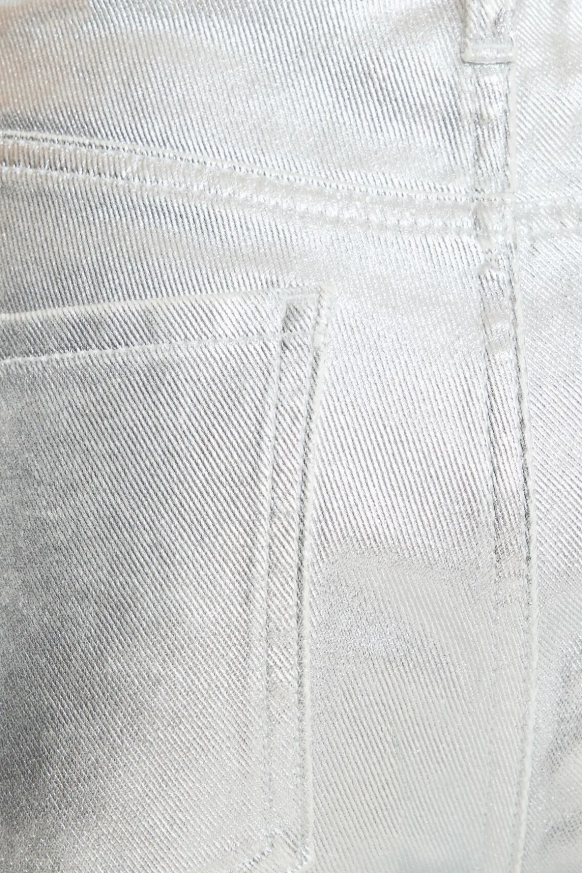 Jeans & Denim | Matching Sets-Dynamite Metallic Heidi Wide Leg Jeans Gray