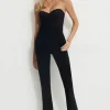 Pants-Dynamite Mid Rise Bootcut Pants Black
