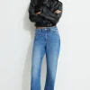 Jeans & Denim | Bestsellers-Dynamite Mika Relaxed Straight Jeans Blue