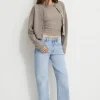 Jeans & Denim-Dynamite Mika Relaxed Straight Jeans Blue