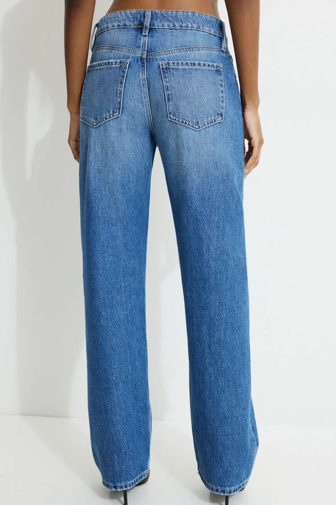 Jeans & Denim | Bestsellers-Dynamite Mika Relaxed Straight Jeans Blue