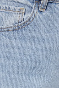 Jeans & Denim-Dynamite Mika Relaxed Straight Jeans Blue