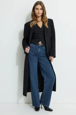 Blazers & Vests | Matching Sets-Dynamite Millie Tailored Button Vest Black