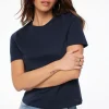 Tees & Tanks | Tees & Tanks-Dynamite Nala Crewneck T-Shirt Blue