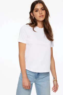 Tees & Tanks | Tees & Tanks-Dynamite Nala Crewneck T-Shirt White