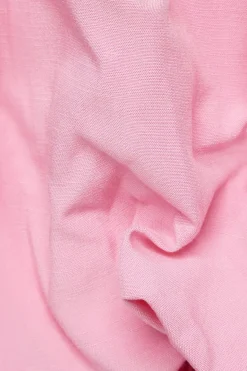 Blouses & Tops | Blouses & Tops-Dynamite Off Shoulder Gathered Linen Top PINK