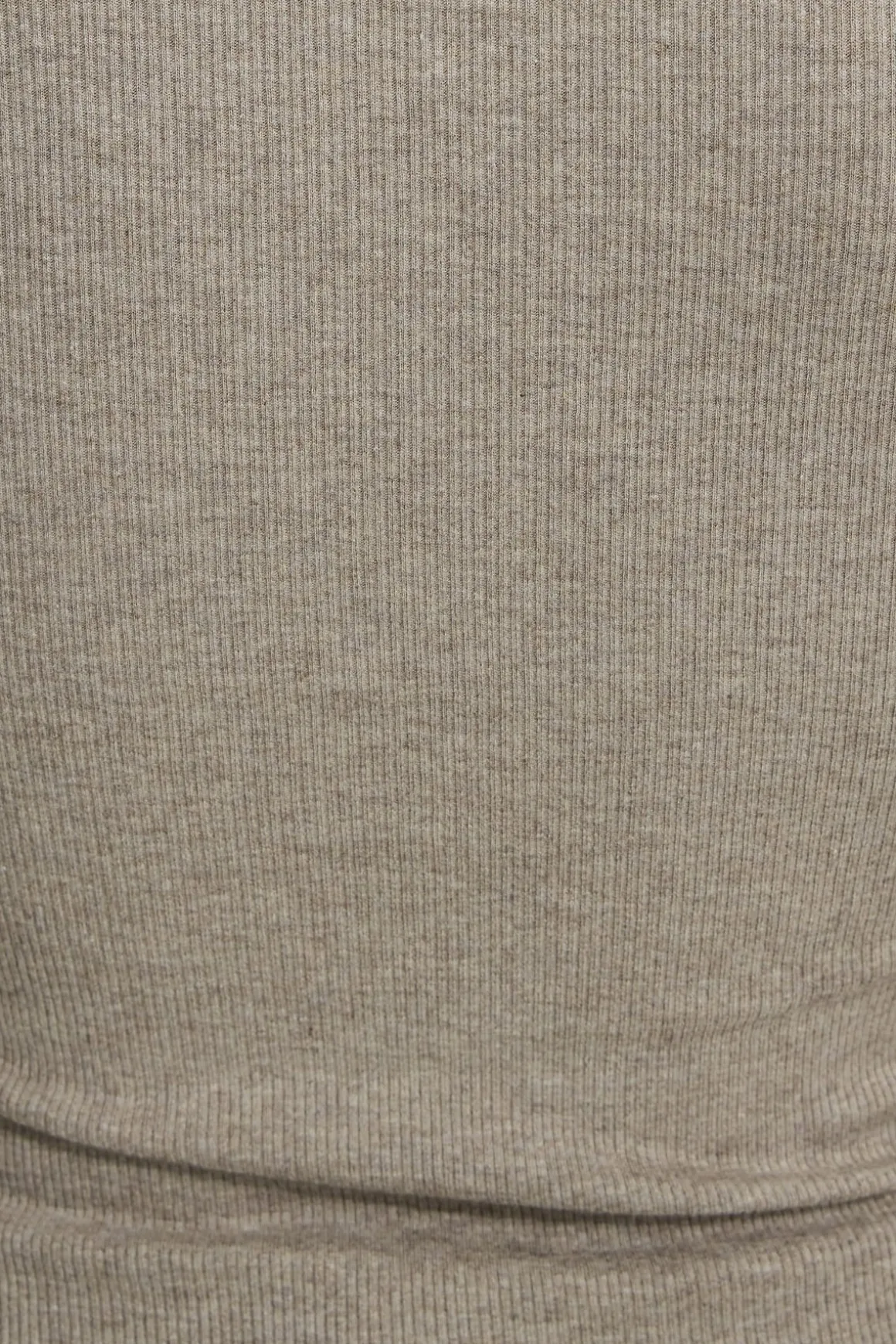 Tees & Tanks | Tees & Tanks-Dynamite Olive Ribbed Crewneck T-Shirt Brown