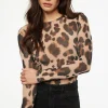 Tees & Tanks | Tees & Tanks-Dynamite Open Back Mesh Bodysuit Brown