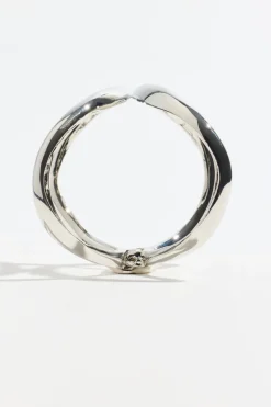 Bracelets-Dynamite Open Curve Cuff Bracelet Grey