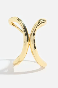 Bracelets-Dynamite Open Curve Cuff Bracelet Yellow
