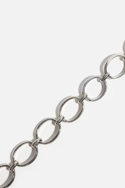 Belts-Dynamite Open Ovals Chain Belt Grey