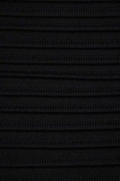 Dresses & Jumpsuits | Mini Dresses-Dynamite Ottoman Knit Mini Dress Black