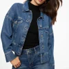 Jeans & Denim | Coats & Jackets-Dynamite Oversized Denim Jacket Blue