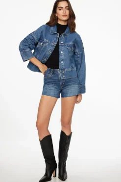 Jeans & Denim | Coats & Jackets-Dynamite Oversized Denim Jacket Blue