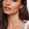 Earrings-Dynamite 3-Pack Knotted Hoop Earrings Yellow