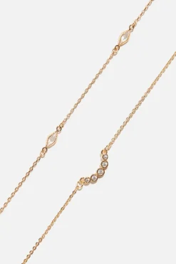 Necklaces-Dynamite 2-Pack Marquise Pave Necklaces White