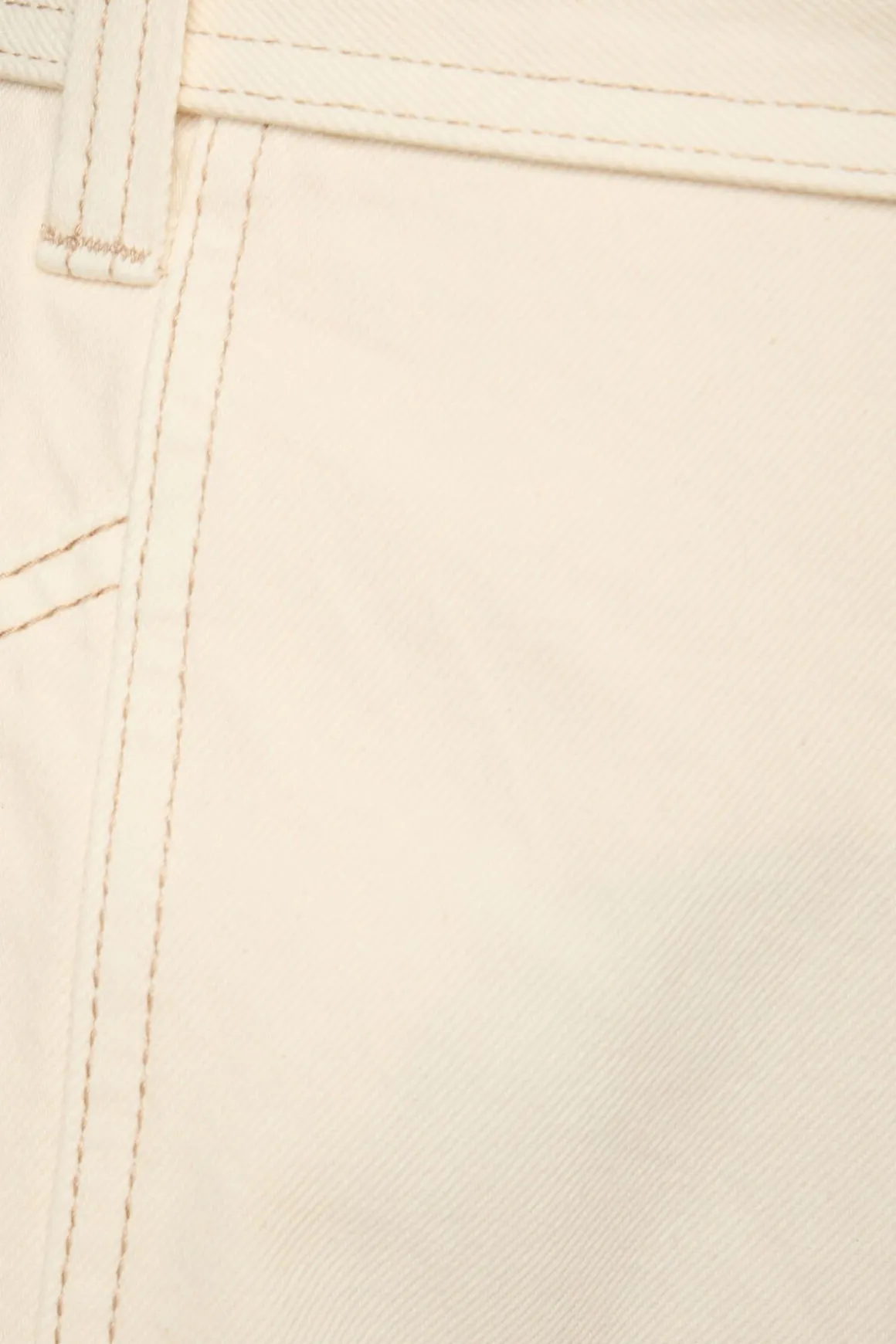Jeans & Denim | Shorts-Dynamite Paper Bag Belted Jean Shorts White