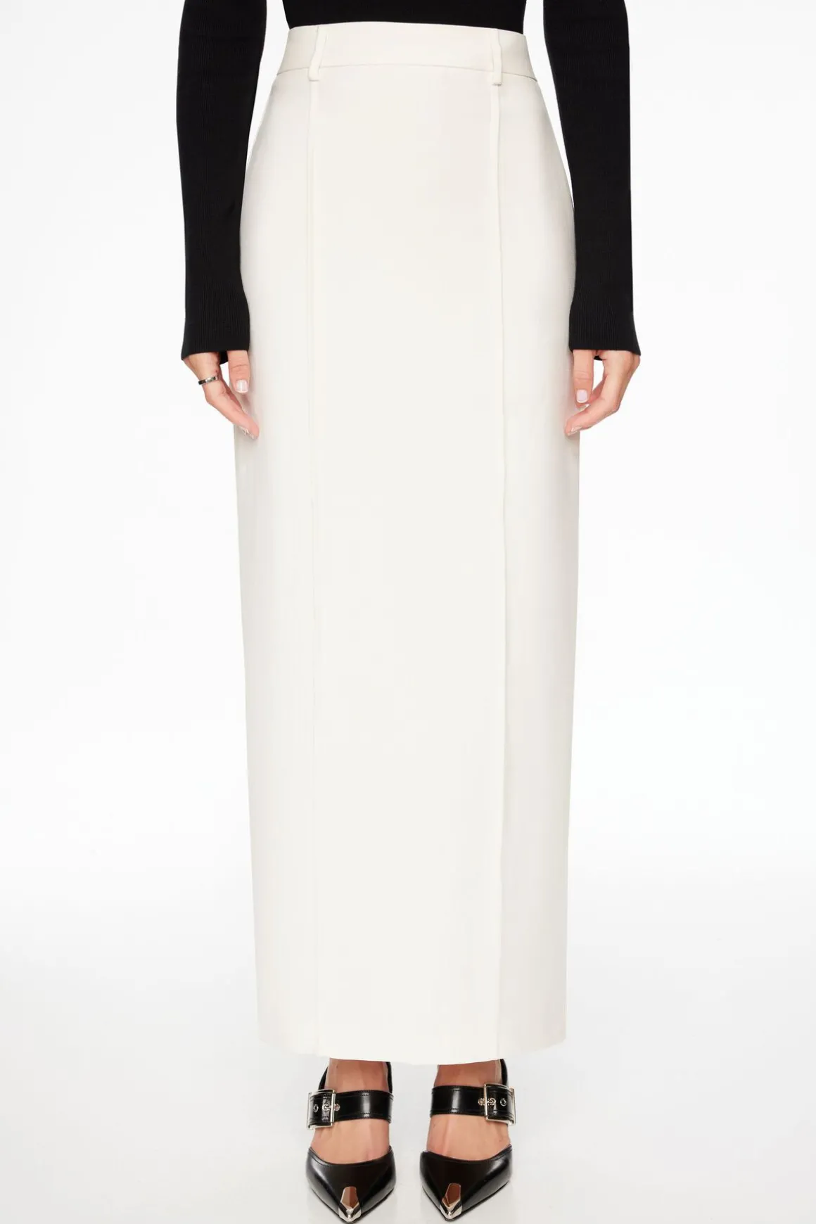 Skirts & Skorts | Skirts-Dynamite Pencil Maxi Skirt White