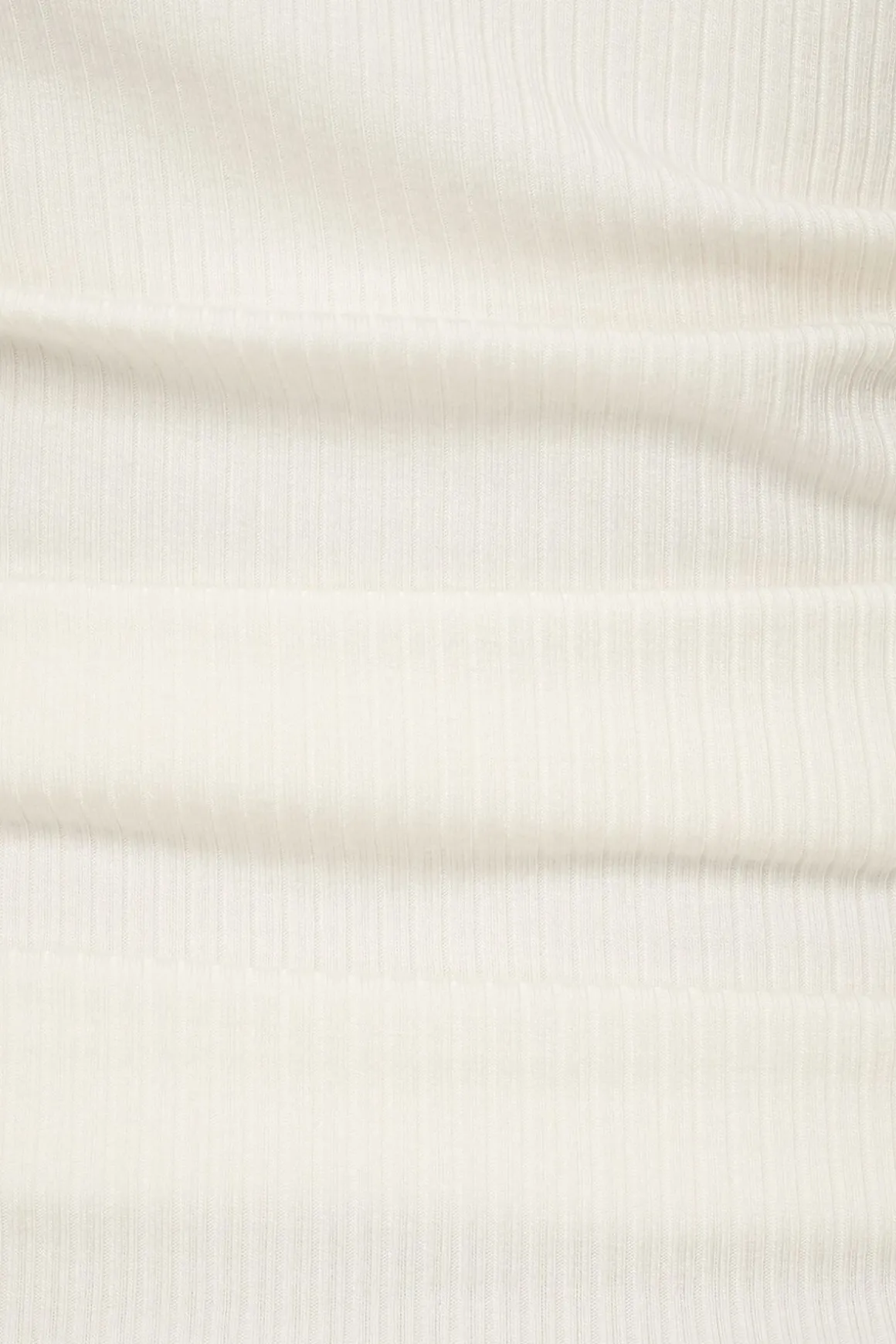 Tees & Tanks | Tees & Tanks-Dynamite Pleated Ribbed Tube Top White